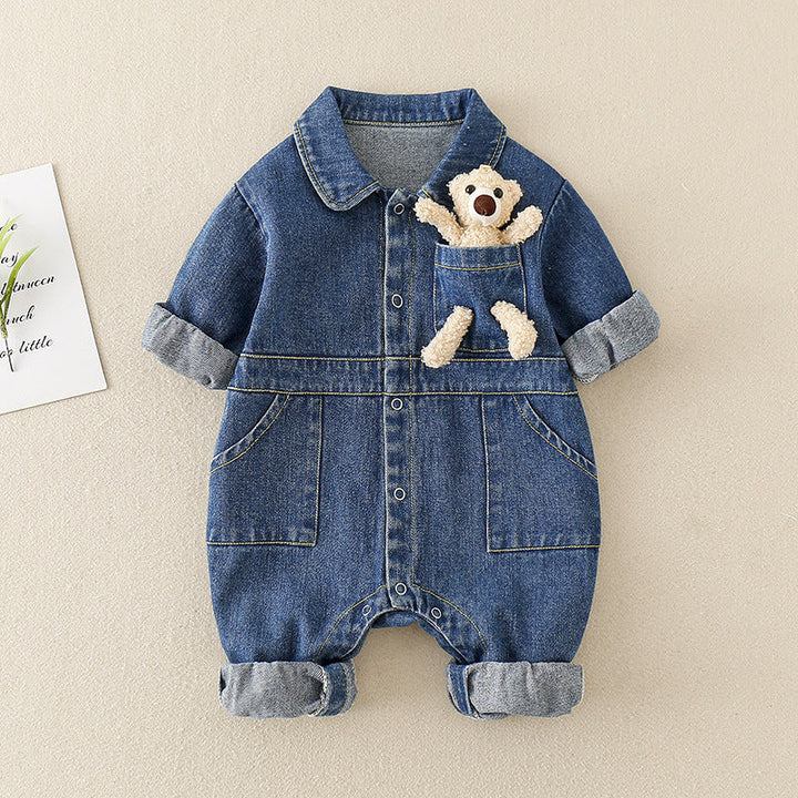 Baby Handsome Denim Jumpsuit: A Perfect Choice for Your Little One