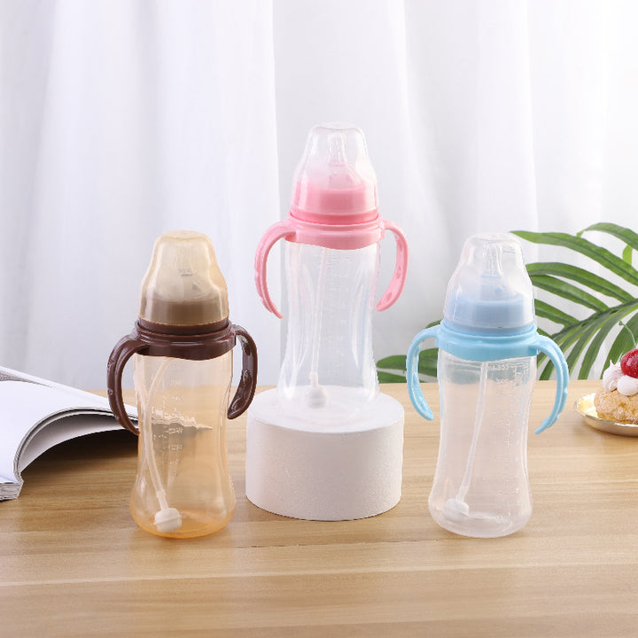 New Wide-Mouth PP Baby Feeding Bottle