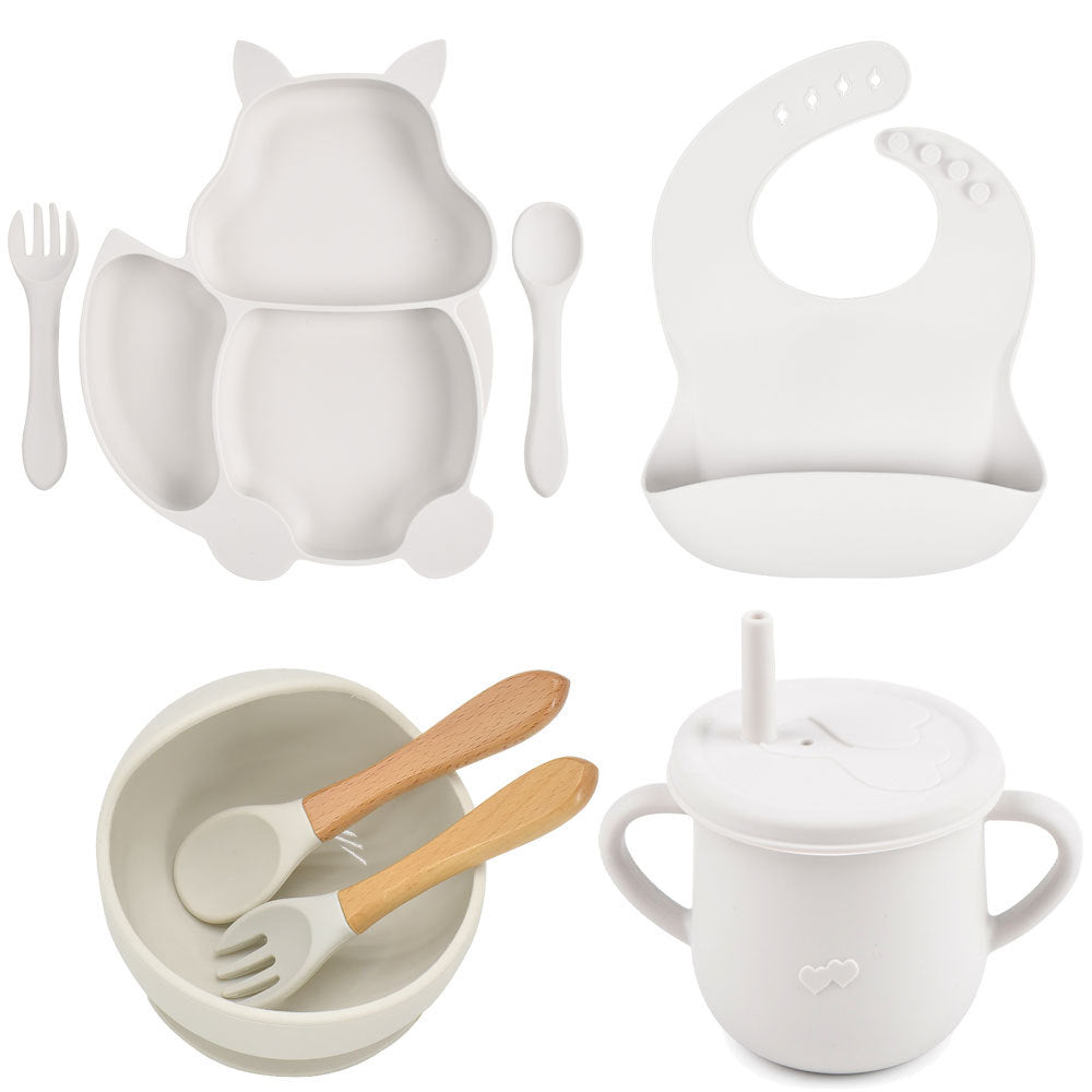 Silicone Baby Feeding and Complementary Food Training Set
