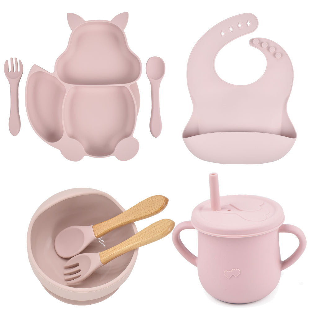 Silicone Baby Feeding and Complementary Food Training Set