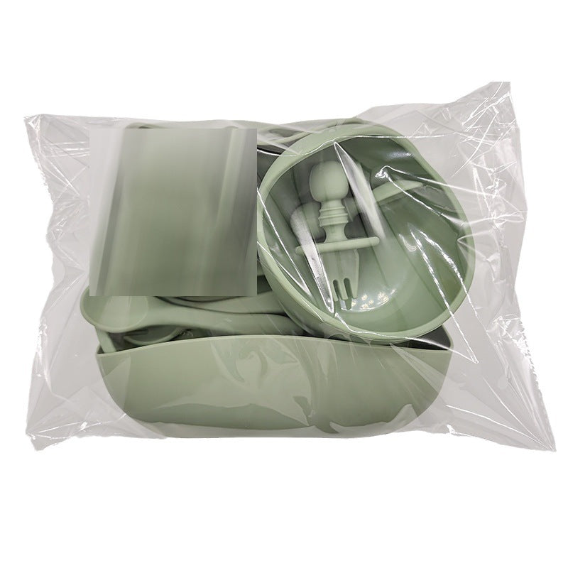 Baby Silicone Feeding Set for Learning and Mealtime