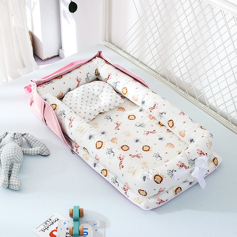 Portable Foldable Cotton Baby Crib for Newborns