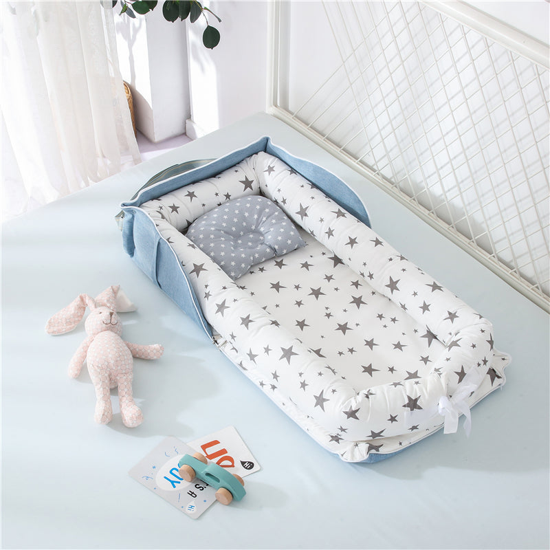 Portable Foldable Cotton Baby Crib for Newborns