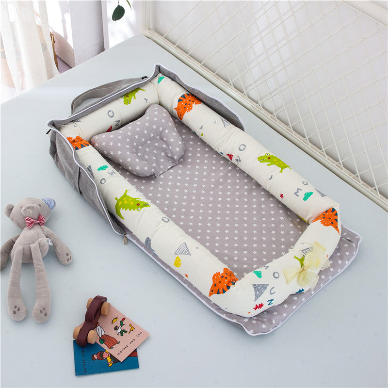 Portable Foldable Cotton Baby Crib for Newborns