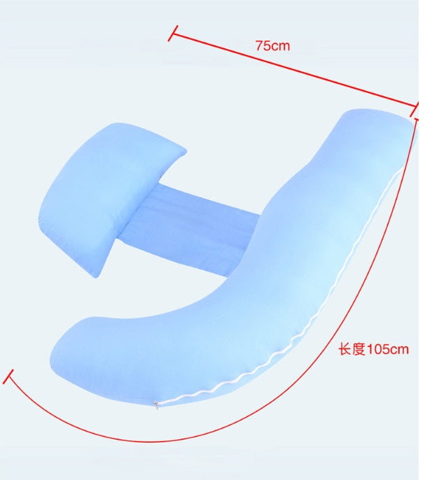 Multi-Functional U-Shaped Maternity and Side Sleeping Pillow