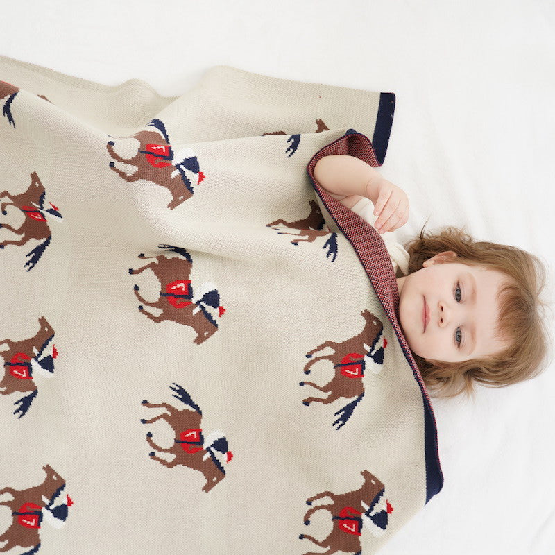 Pure Cotton Knitted Baby Hug Blanket