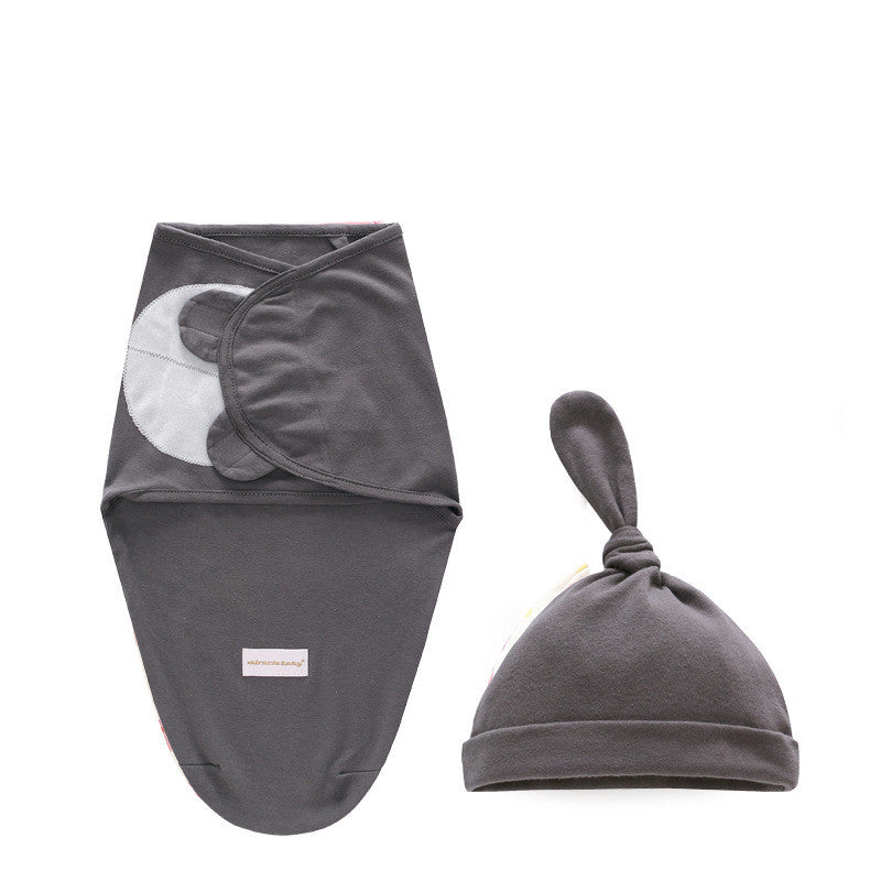 Cotton Baby Swaddle Sleeping Bag Quilt Wrap