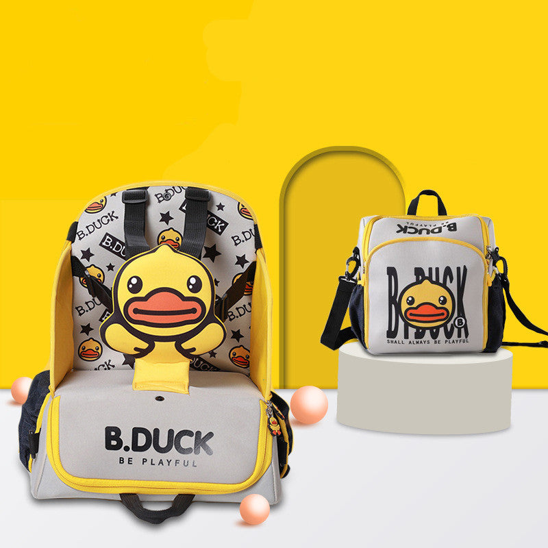 Multifunctional Baby Diaper Bag with Portable Child Dining Chair