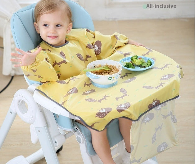 Baby Feeding Bib Cover Anti-Dirty Dining Gown
