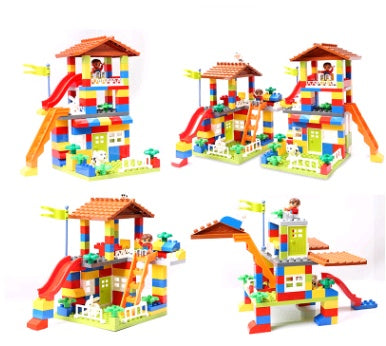 Children's City Puzzle Building Blocks Early Learning Toy