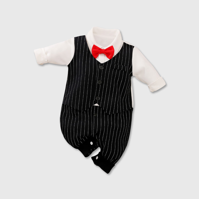 Baby Long-Sleeve Jumpsuit Spring Autumn Gentle Style