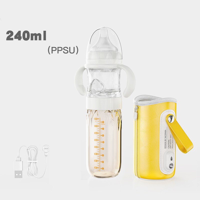 Constant Temperature USB Baby Bottle with Heating and Insulation Cover