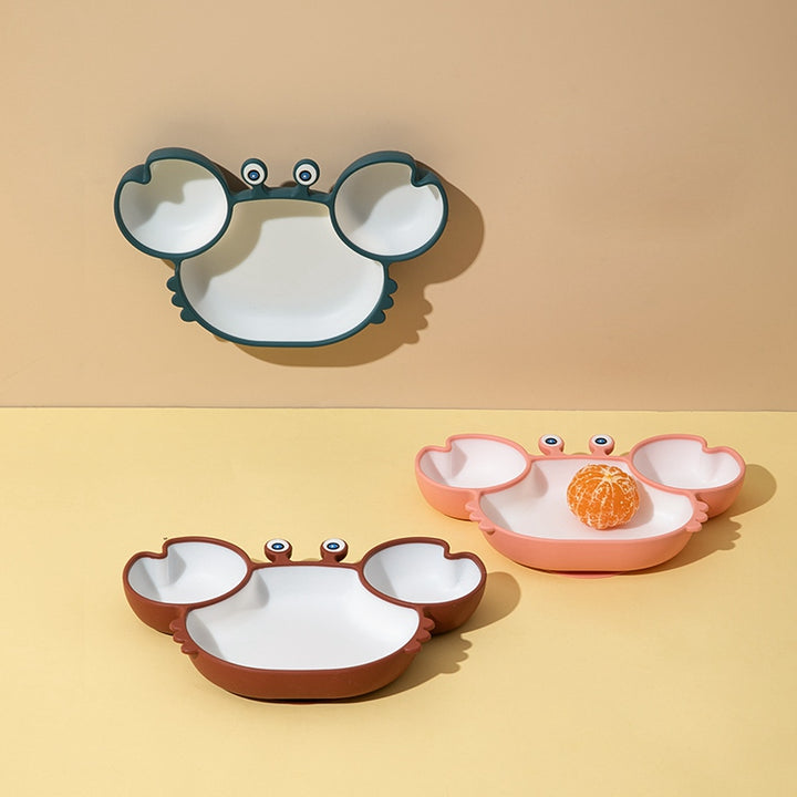 Silicone Non-Slip Baby Feeding Plate and Bowl Set
