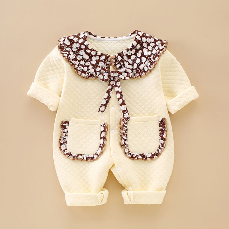 Warm Long Sleeve Baby Romper