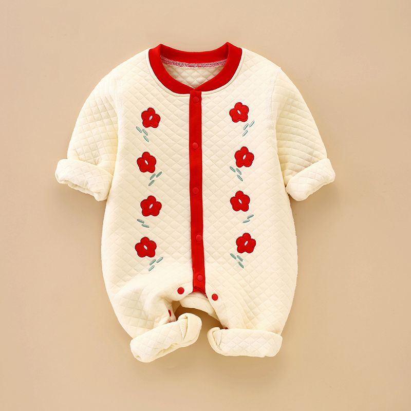 Warm Long Sleeve Baby Romper