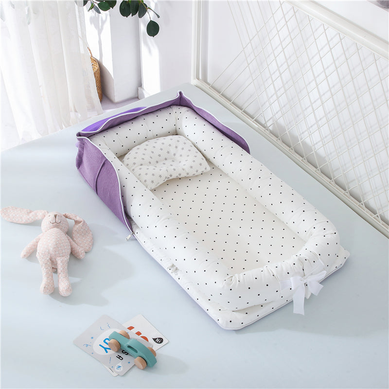 Portable Foldable Cotton Baby Crib for Newborns