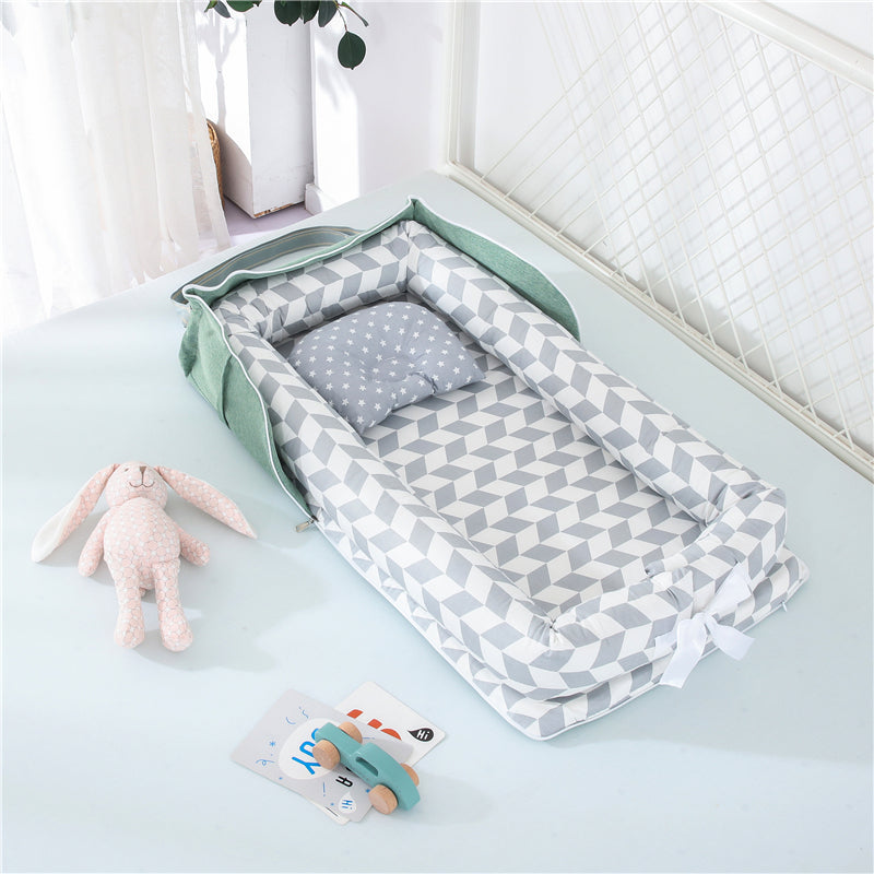 Portable Foldable Cotton Baby Crib for Newborns