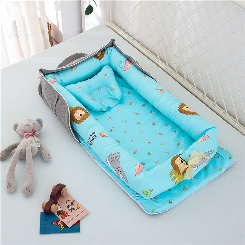 Portable Foldable Cotton Baby Crib for Newborns