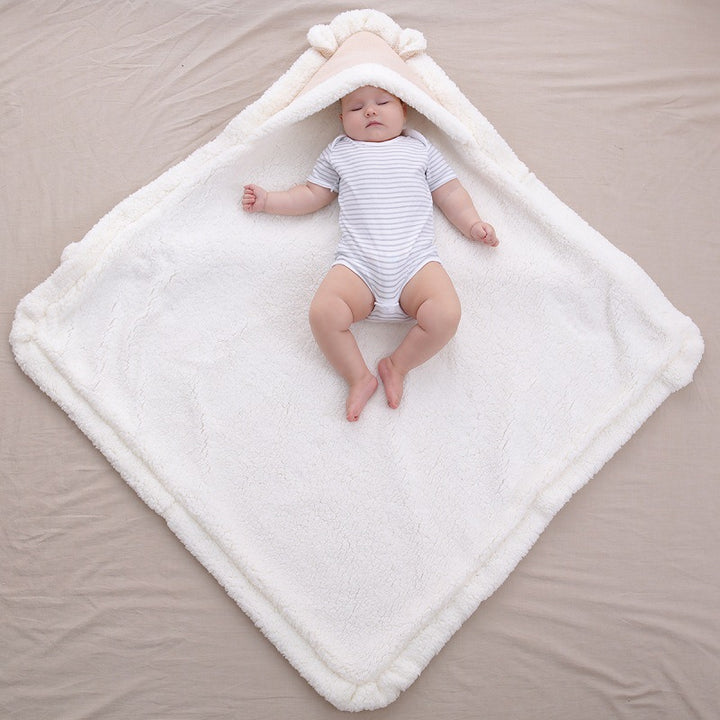 Home Baby Warm Lambswool Cuddle Blanket