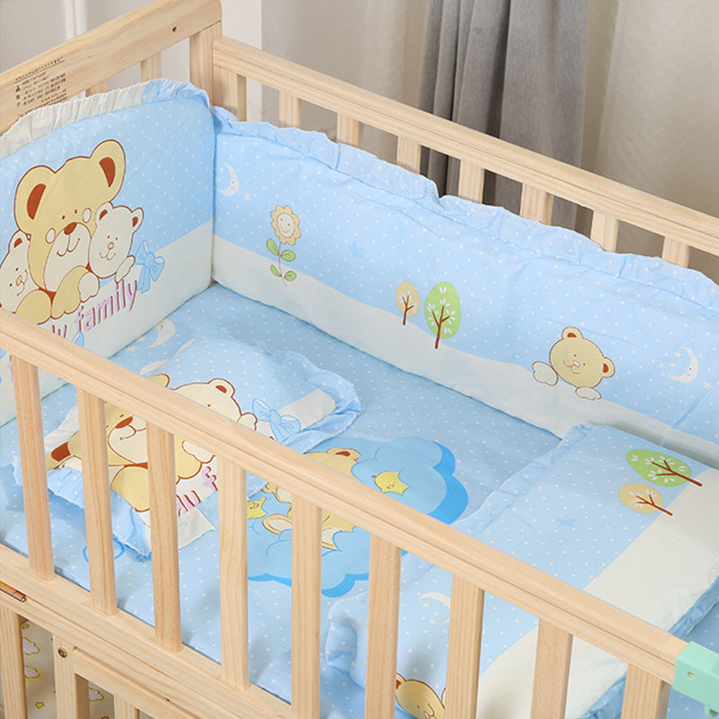 Thickened Soft Anti-Collision Baby Crib Bumper Kit