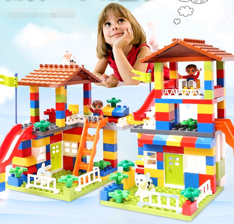 Children's City Puzzle Building Blocks Early Learning Toy