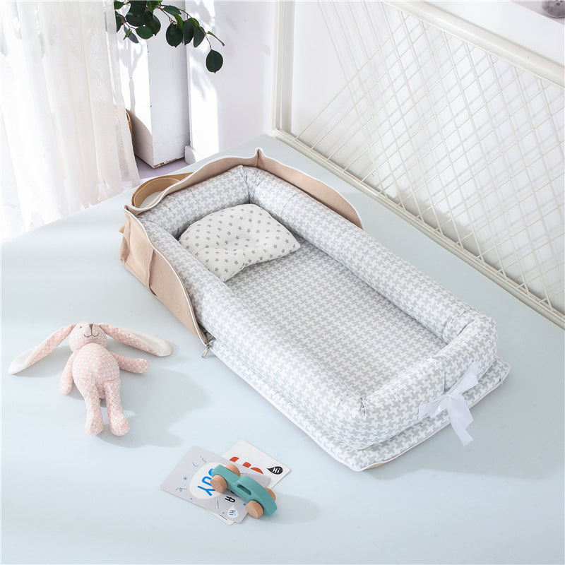 Portable Foldable Cotton Baby Crib for Newborns