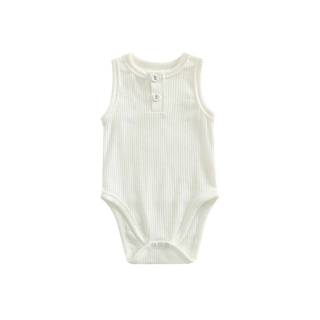 Baby Girl Cotton Stripe Vest Romper