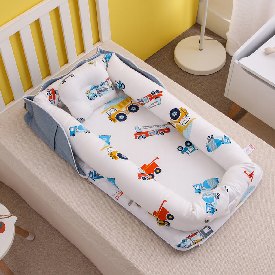 Portable Foldable Cotton Baby Crib for Newborns