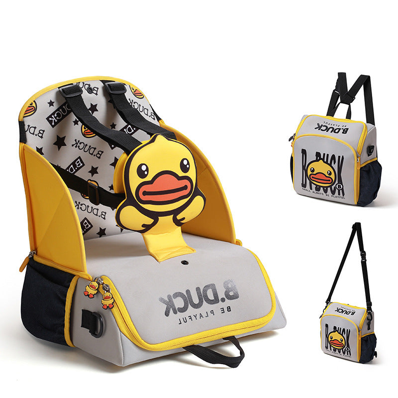 Multifunctional Baby Diaper Bag with Portable Child Dining Chair