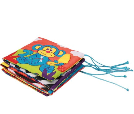 Baby Cloth Book Educational Colorful Bed Bumper Toy