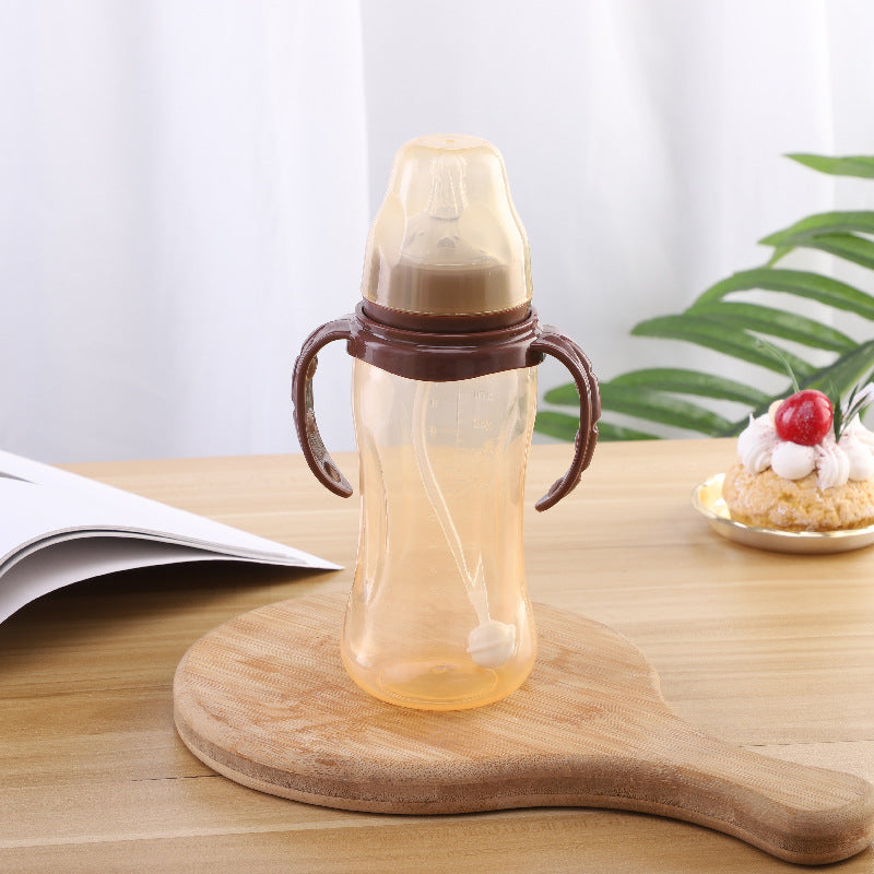 New Wide-Mouth PP Baby Feeding Bottle