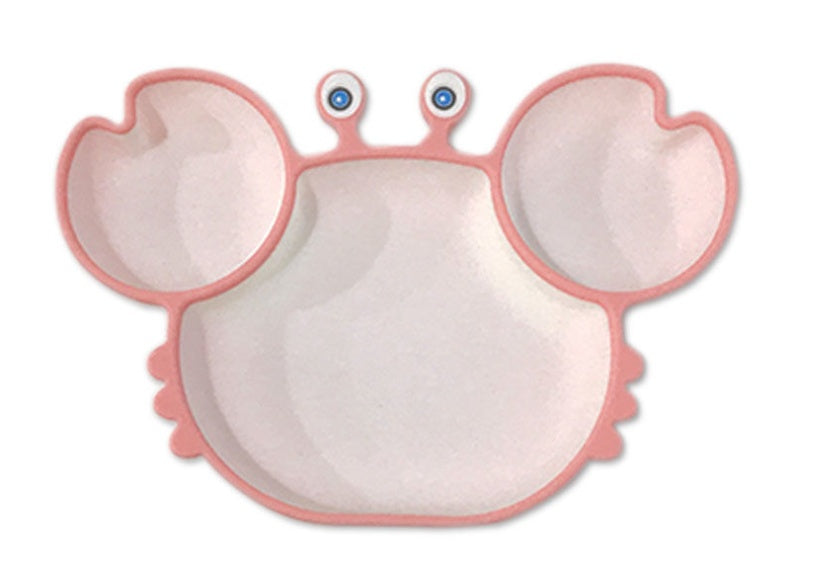 Silicone Non-Slip Baby Feeding Plate and Bowl Set