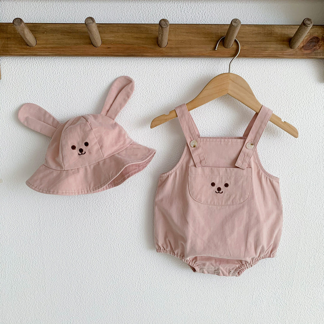 Korean Cartoon Animal Baby Strap Romper Jumpsuit