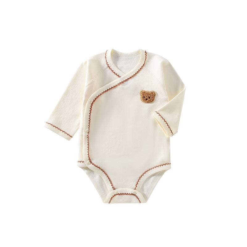 Newborn Cotton Triangle Romper Long Sleeve