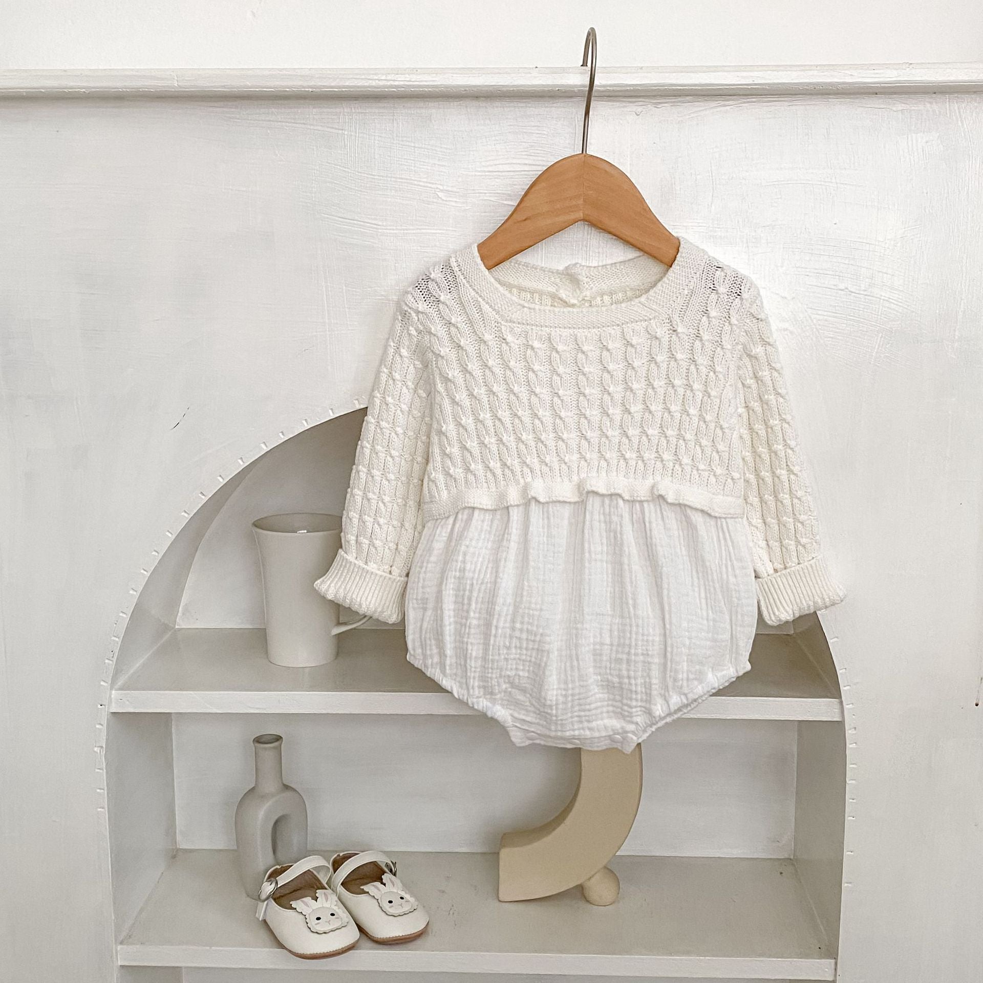 Spring And Autumn Baby Girl Infant Rompers