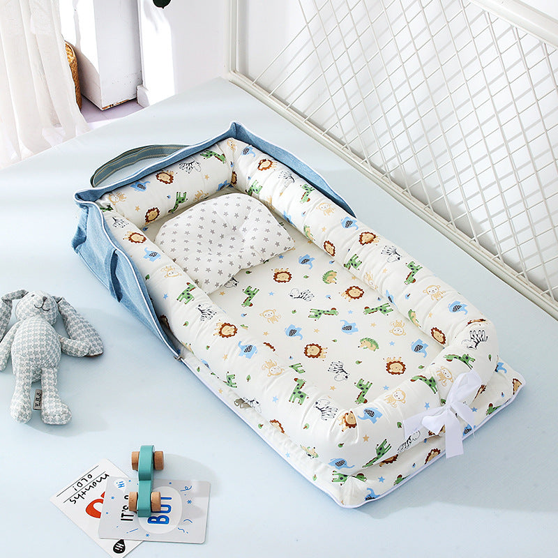Portable Foldable Cotton Baby Crib for Newborns