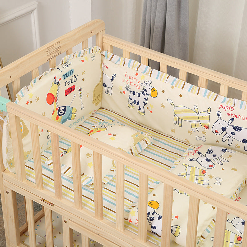 Thickened Soft Anti-Collision Baby Crib Bumper Kit
