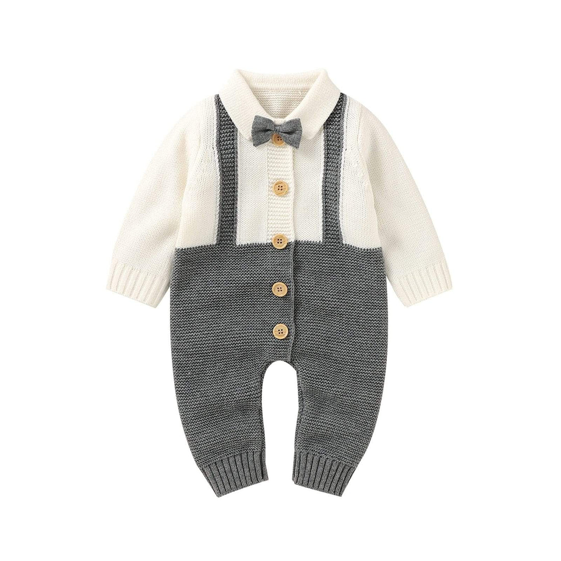 Autumn New Baby Gentleman One-piece Rompers Jumpsuit