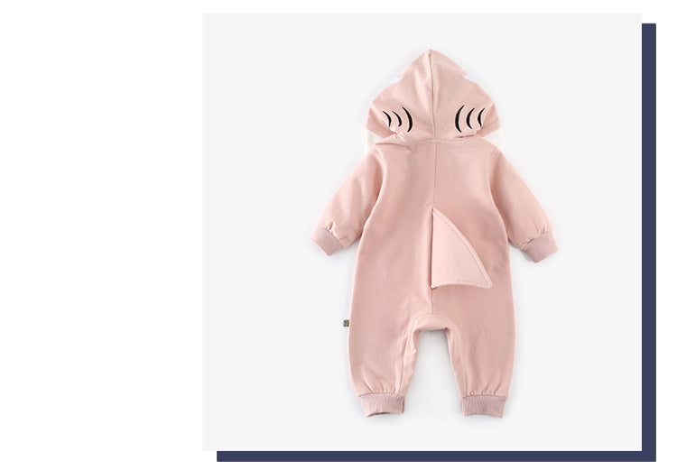 Korean Style Cartoon Dinosaur Baby Cardigan