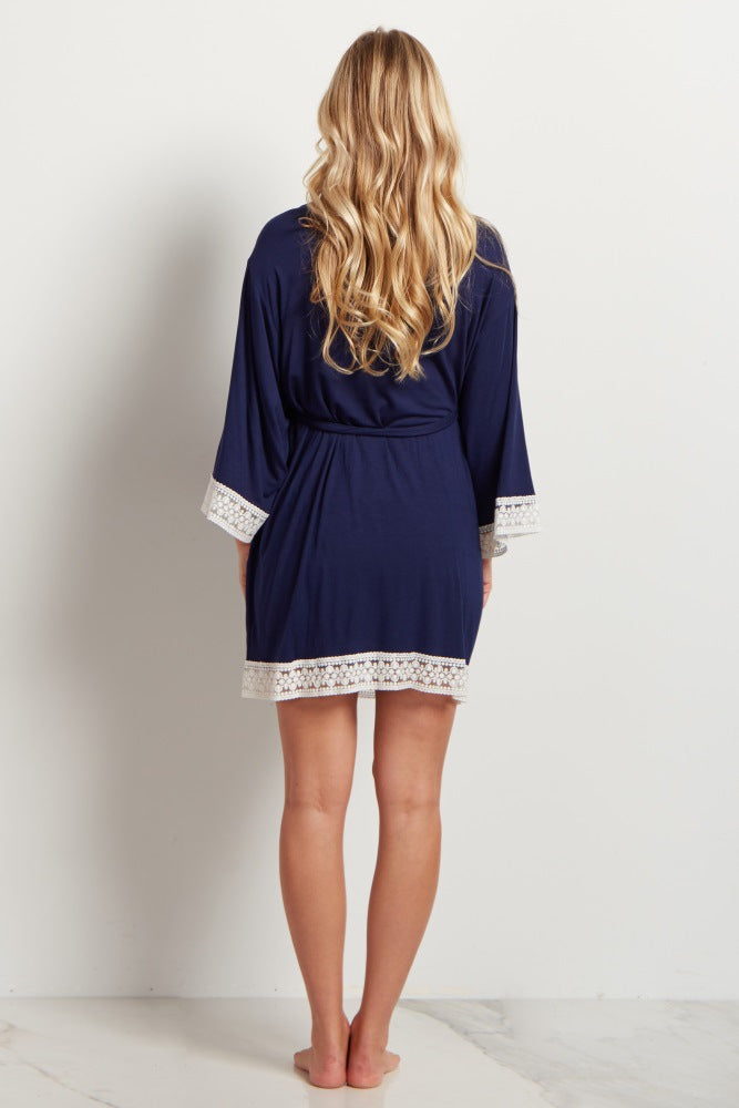 Solid Color Maternity Dress