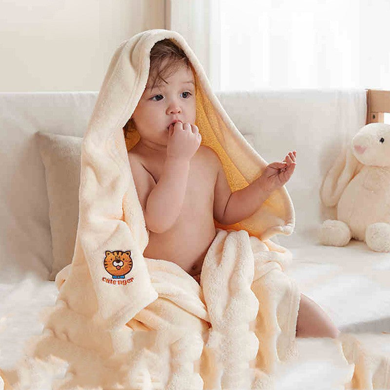 Baby Gauze Bath Towel – Absorbent Blanket 80×100cm / 100×120cm
