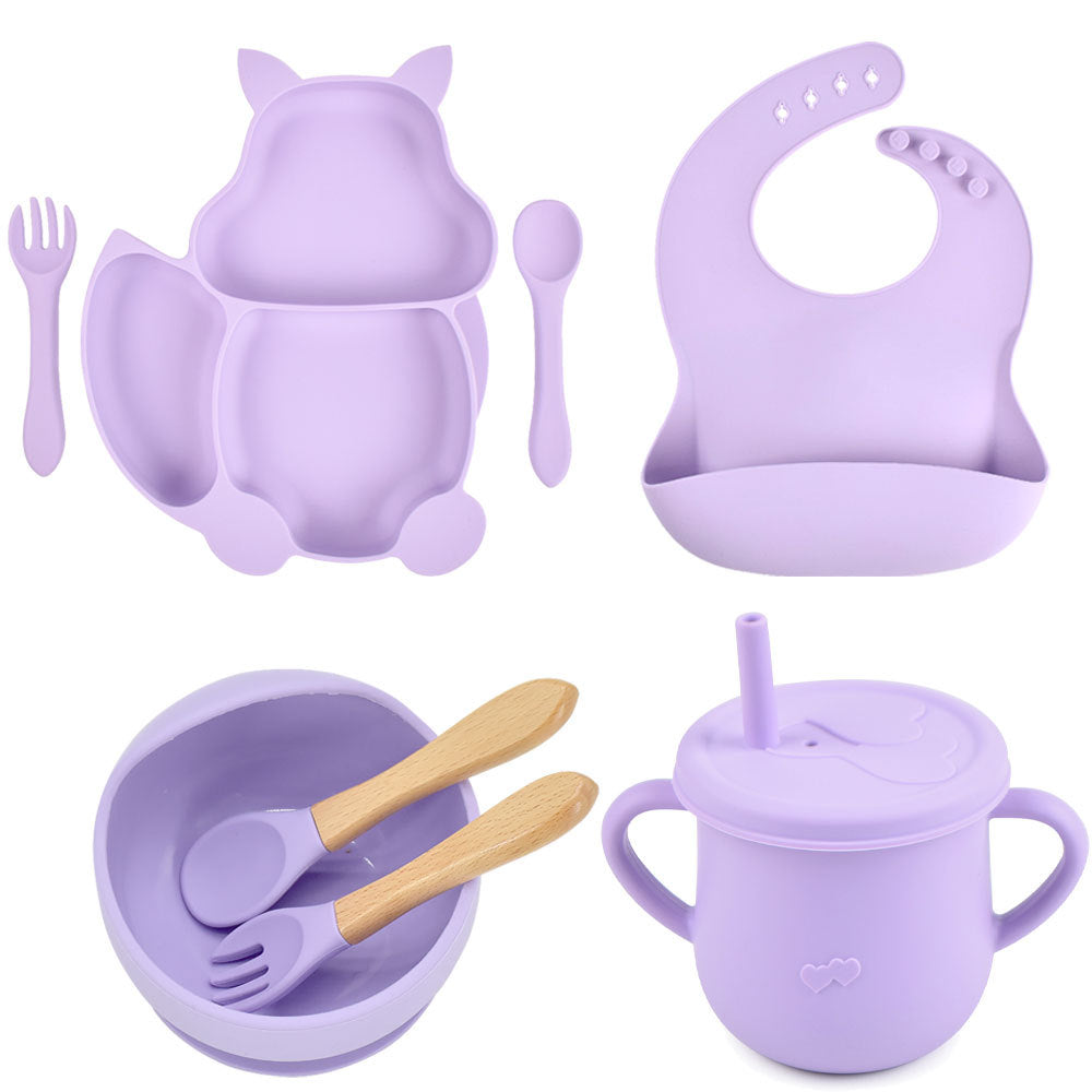 Silicone Baby Feeding and Complementary Food Training Set