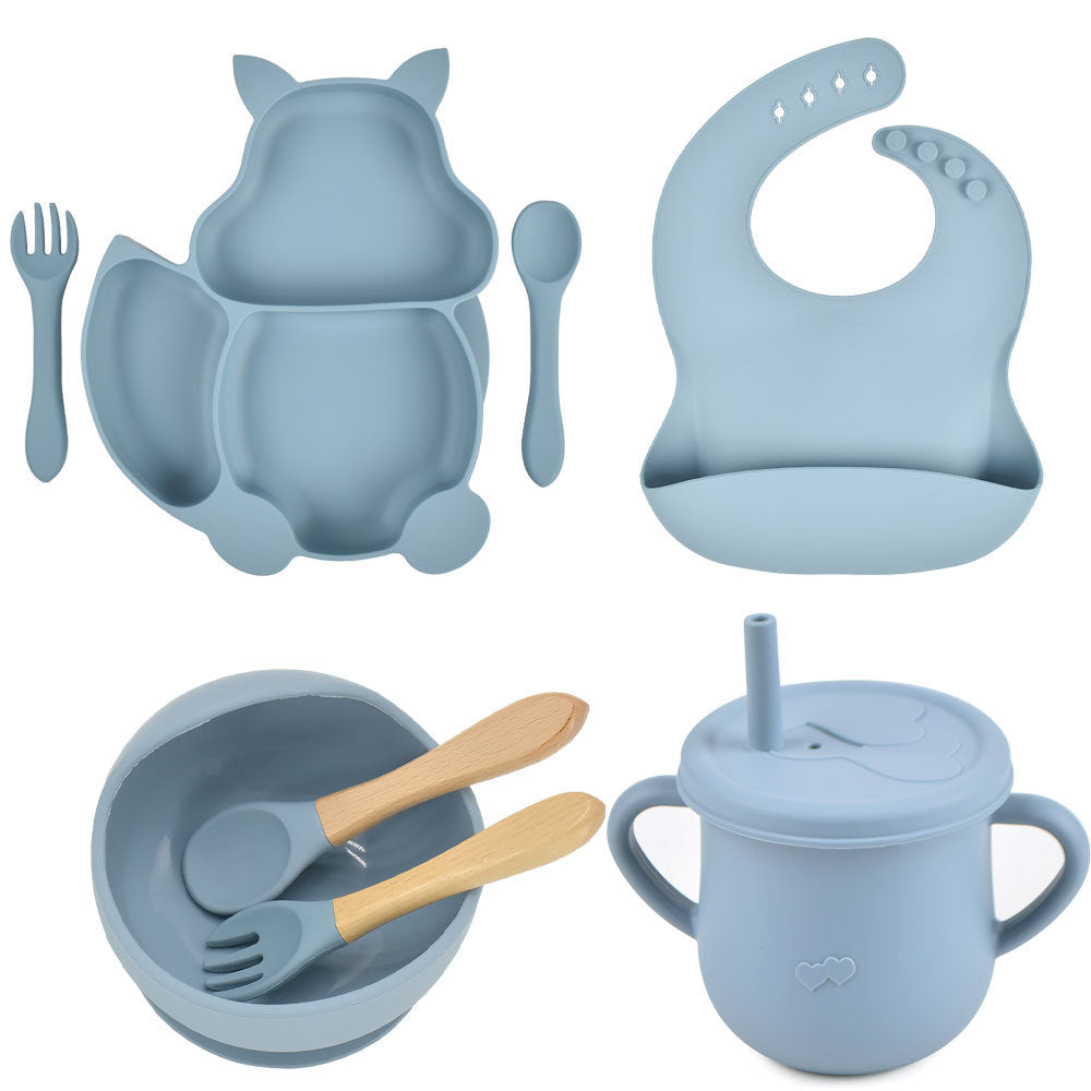 Silicone Baby Feeding and Complementary Food Training Set