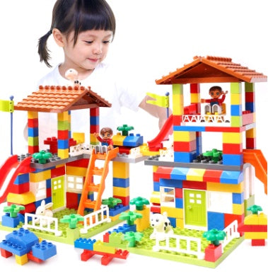 Children's City Puzzle Building Blocks Early Learning Toy