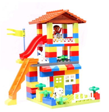 Children's City Puzzle Building Blocks Early Learning Toy