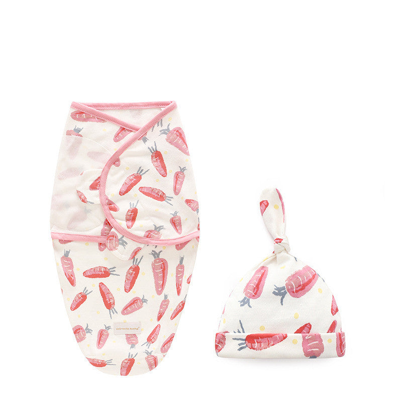 Cotton Baby Swaddle Sleeping Bag Quilt Wrap