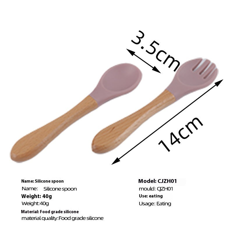 Soft Silicone Baby Feeding Spoon for Food and Soup