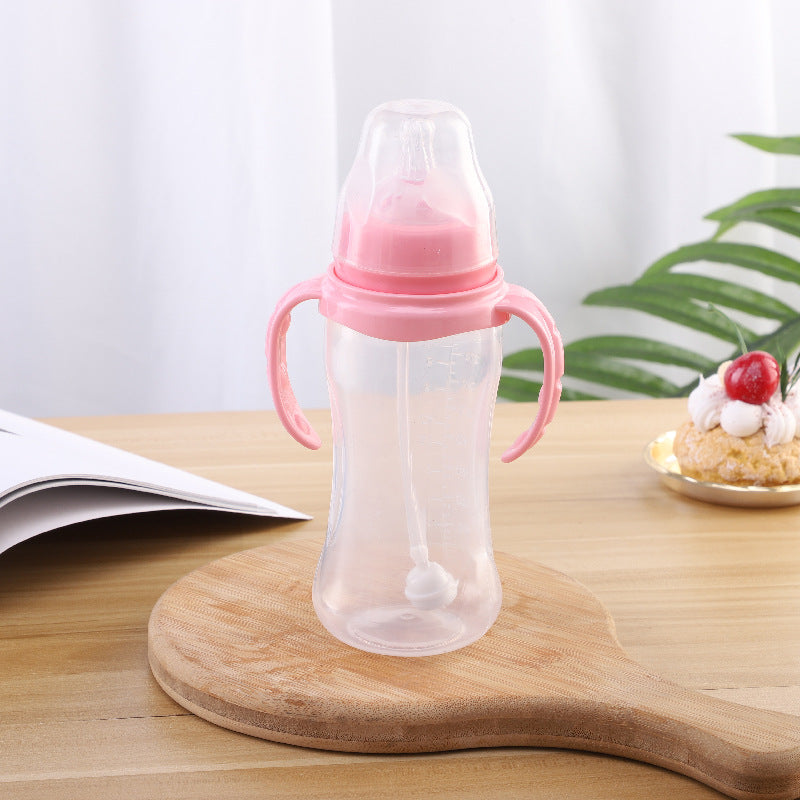 New Wide-Mouth PP Baby Feeding Bottle