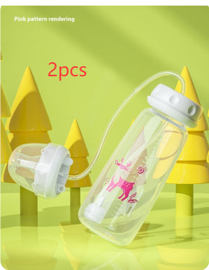 Baby Hand-free Standard Diameter 240ml Feeding Bottle
