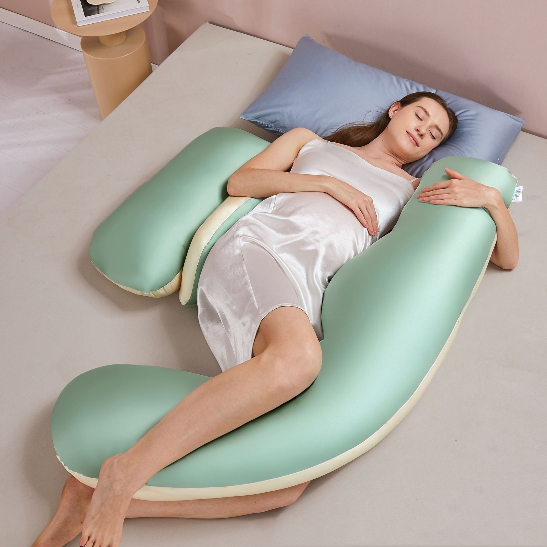 Summer Tencel Maternity Lumbar and Side Sleeping Pillow